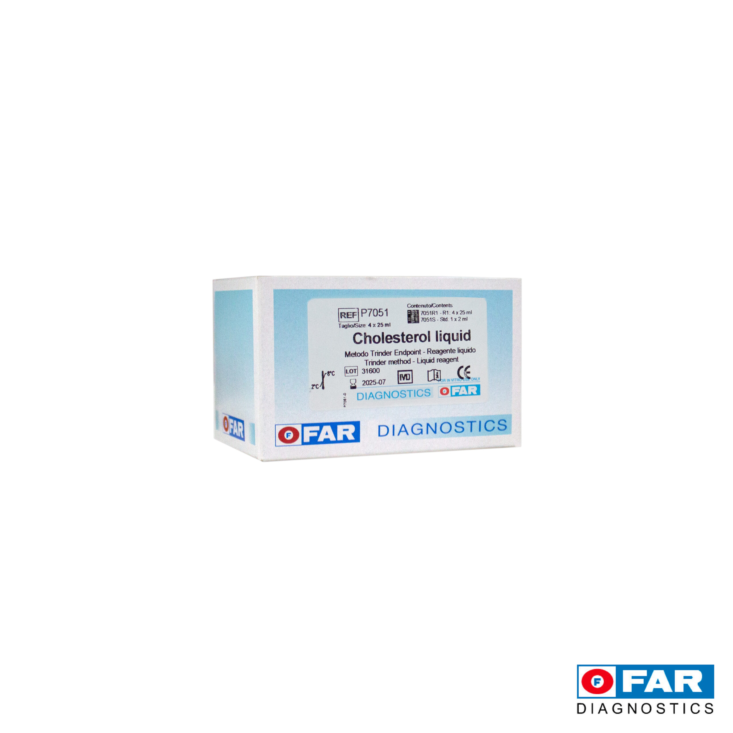 CHOLESTEROL LIQUID 4 X 25 ML COD. P7051