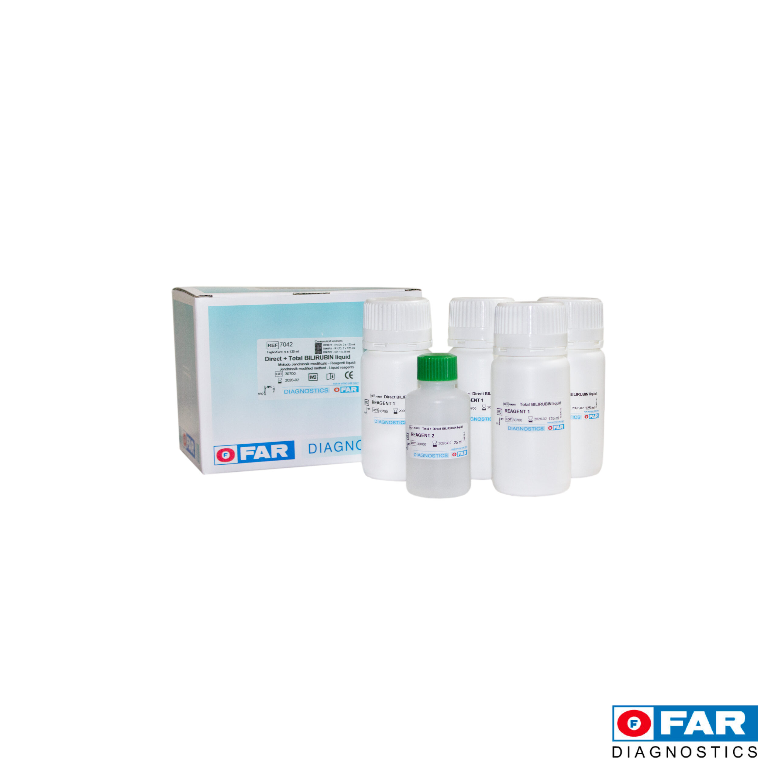 DIRECT + TOTAL BILIRUBIN LIQUID 4 X 125 ML COD. 7042 -1