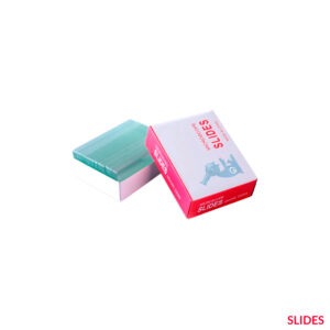 LAMINAS PORTA OBJETO BISELADAS 25MM X 75 MM (CAJA X 50 UND)