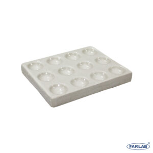 PLACAS DE PORCELANA DE 12 HOYOS