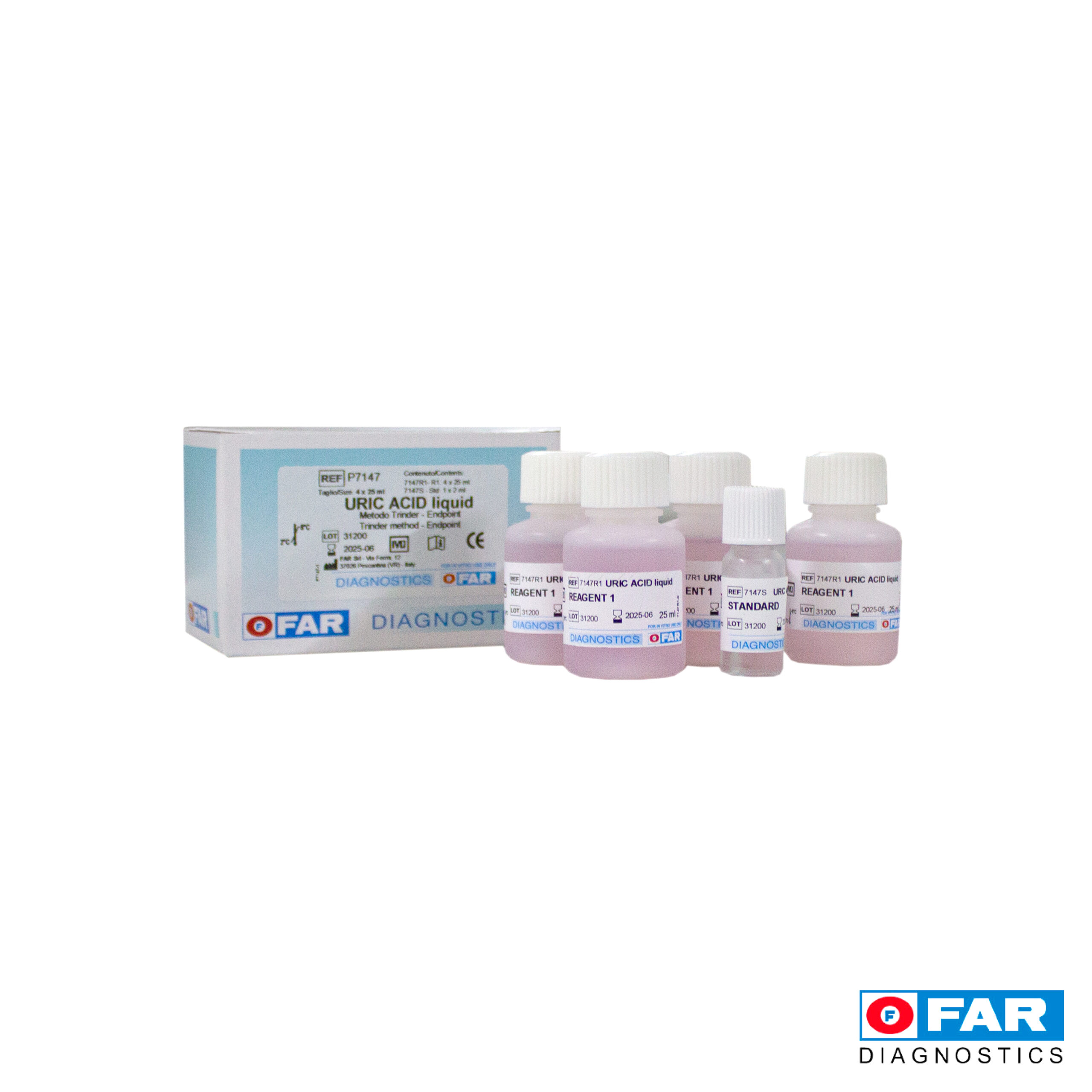 URIC ACID LIQUID 4 X 25 ML COD. P7147 -1